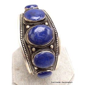 Large Bracelet tibétain Pierres reconstituées Bracelets tibétains bouddhistes BRAC203.3
