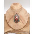 Gros pendentif tibétain bouddhiste Dordjé varja Bijoux tibetains bouddhistes FC10.1