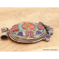 Gros pendentif tibétain bouddhiste Dordjé varja - Pendentifs tibétains bouddhistes
