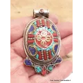 Gros pendentif tibétain bouddhiste Dordjé varja - Pendentifs tibétains bouddhistes