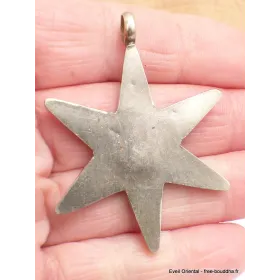 Pendentif tibétain symbole bouddhiste Etoile Om - Pendentifs tibétains bouddhistes