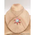 Pendentif tibétain symbole bouddhiste Etoile Om - Pendentifs tibétains bouddhistes