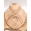 Bijou tibétain Pendentif bouddhiste OM couleur lapis Bijoux tibetains bouddhistes BT17.5