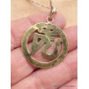 Bijou tibétain Pendentif bouddhiste OM couleur lapis Bijoux tibetains bouddhistes BT17.5