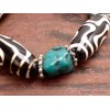 Bracelet tibétain grosses perles de Dzi Bracelets tibétains bouddhistes BRTIB3
