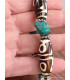 Bracelet tibétain grosses perles de Dzi Bracelets tibétains bouddhistes BRTIB3