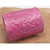 Bracelet manchette oriental métal rose Bracelets tibétains bouddhistes BRM2