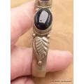 Bracelet tibétain en améthyste et onyx noir - Bracelets tibétains bouddhistes