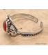Bracelet tibétain bouddhiste Cornaline Om Bracelets tibétains bouddhistes ref 51A