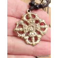 Collier tibétain bouddhiste double dordjé - Colliers tibétains et népalais