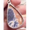 Pendentif Sodalite orange forme goutte Pendentifs pierres naturelles LAM3.1
