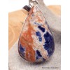 Pendentif Sodalite orange forme goutte Pendentifs pierres naturelles LAM3.1