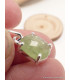 Petit Pendentif Cyanite verte facettée oval Bijoux en Cyanite Verte PAC79.3