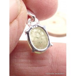 Petit Pendentif Cyanite verte facettée oval Bijoux en Cyanite Verte PAC79.3