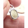 Petit Pendentif Cyanite verte facettée oval Bijoux en Cyanite Verte PAC79.3