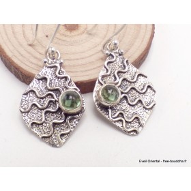 Boucles d'oreilles en Tourmaline Verte Boucles d'oreilles en pierres AJE14.6