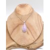 Pendentif Kunzite rose Lilas bombée Pendentifs pierres naturelles LAM10