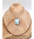 Pendentif Larimar brut tranche Pendentifs pierres naturelles PU47.3