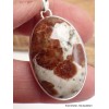 Pendentif Grenat Spessartine sur calcaire Pendentifs pierres naturelles LAM15