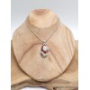 Pendentif Grenat Spessartine sur calcaire Pendentifs pierres naturelles LAM15