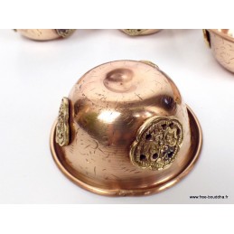 Bols d'offrandes bouddhiste cuivre laiton 8.5 cm Bols d'offrandes bouddhistes BOL49