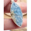 Pendentif Cyanite bleue paraiba brute marquise Pendentifs pierres naturelles LAM21