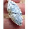 Pendentif Cyanite bleue paraiba brute marquise Pendentifs pierres naturelles LAM21