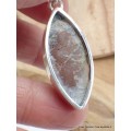Pendentif Cyanite bleue paraiba brute marquise Pendentifs pierres naturelles LAM21
