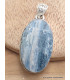 Pendentif Cyanite bleue paraiba brute oval Pendentifs pierres naturelles LAM21.1