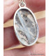 Pendentif Cyanite bleue paraiba brute oval Pendentifs pierres naturelles LAM21.1