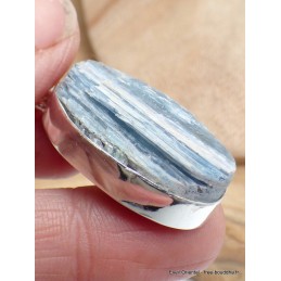Pendentif Cyanite bleue paraiba brute oval Bijoux en Cyanite Bleue LAM21.1