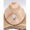 Pendentif Cyanite bleue paraiba brute oval Pendentifs pierres naturelles LAM21.1