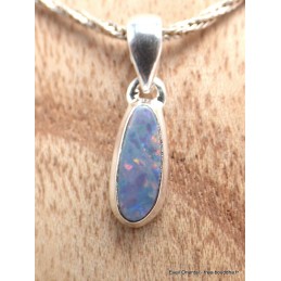 Pendentif authentique Opale Australienne bleue Pendentifs pierres naturelles PU67