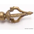 Dorje tibétain vajra 4 branches bout pointu - Dordjé, double dorjé (sans cloche)