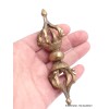 Dorje vajra tibétain 4 branches bout pointu Cloches et dorjé tibétains ref12.22-a