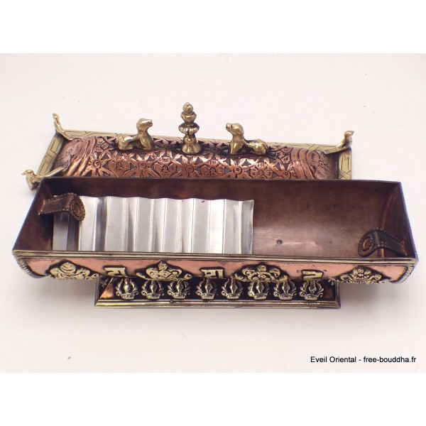 Brûleur d'encens tibétain Stupa Encens tibétains, accessoires BESTU1