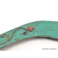 Epée de Manjushri courbe sertie de pierres - Objets rituels bouddhistes