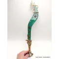 Epée de Manjushri courbe sertie de pierres - Objets rituels bouddhistes