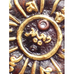 Porte encens tibétain mantra en terre cuite Brûleurs et porte-encens PET55