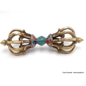 Dordjé vajra bouddhiste 8 branches pierres naturelles - Objets rituels bouddhistes