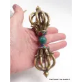 Dordjé vajra bouddhiste 8 branches pierres naturelles - Objets rituels bouddhistes