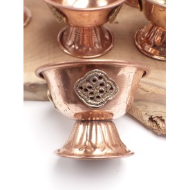 Lot de 7 Bols d'offrandes bouddhistes sur pied Bols d'offrandes bouddhistes BOLSP