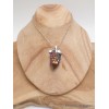 Pendentif argent Quartz Spirit et titane Pendentifs pierres naturelles LAM29