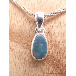 Pendentif authentique Opale Australienne bleue Bijoux en Opale Australienne PU67.2