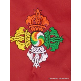 Sac de moine bouddhiste rouge Dordjé Sacs tibétains et indiens sac MO9