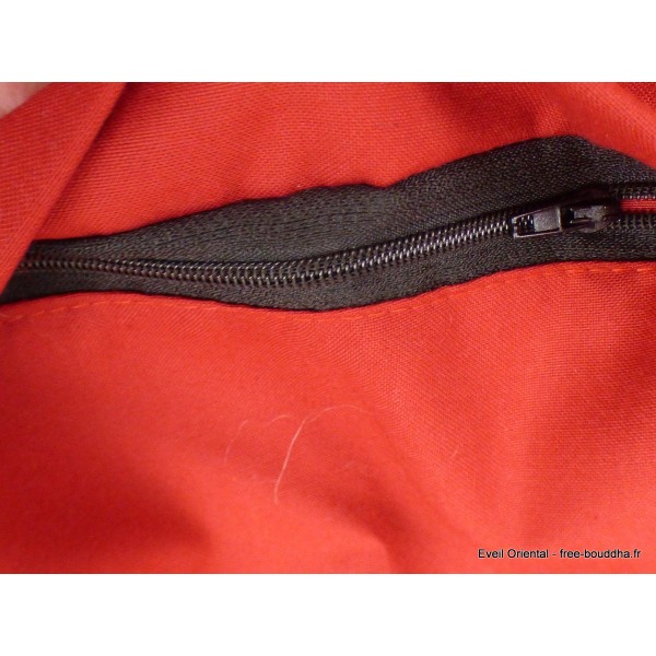Sac de moine bouddhiste rouge Roue du Dharma Sacs tibétains et indiens sac MO10