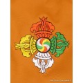 Sac de moine bouddhiste safran Dorjé Sacs tibétains et indiens sac MO11