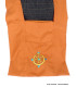 Sac de moine bouddhiste safran Roue du Dharma Sacs tibétains et indiens sac MO12