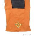 Sac de moine bouddhiste safran Roue du Dharma - Sacs tibétains et indiens