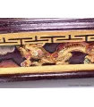 Gros porte-encens tibétain en bois Dragons - Porte-encens tibétains